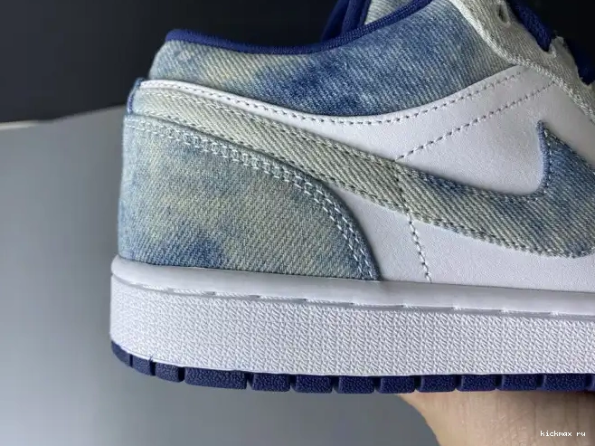 Rep Low 1 Jordan Denim Washed CZ8455-100 Air 0610